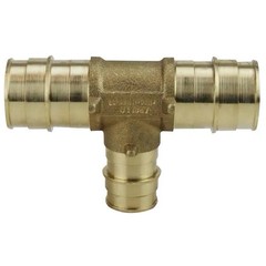Apollo PEX-A 3/4 in. Barb T X 3/4 in. D Barb Brass Tee