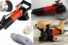 Marble Wet Polisher Dust shroud 45+1 Polishing sanding granite concrete masonry