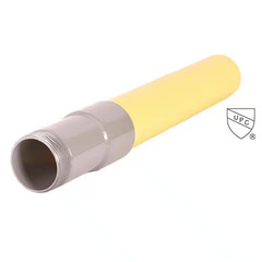 3/4 In. IPS Poly DR 11 to 3/4 In. MIP Underground Yellow Poly Gas Transition
