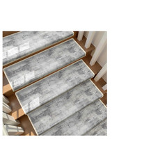 Tanvill Bullnose Stair Treads For Wooden Steps Non-Slip Peel And Stick Carpet