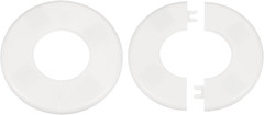 2Pcs Wall Split Flange 51Mm/2″ Self-Adhesive Plumbing Cover Plates ABS Plastic r