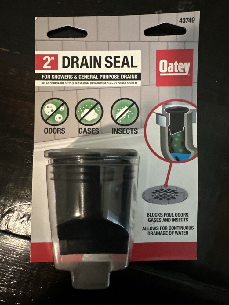 Oatey 43749 2″ Drain Seal General Purpose Showers Block Oder Gases Insects