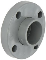 GF Piping Systems CPVC Pipe Fitting, Van-Stone Flange, Schedule 80, Gray, 3″