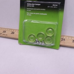 (4-Pk) Prime-Line Shower/Tub Enclosure Anti-Slam Bumpers Vinyl Clear 3/4 M6119