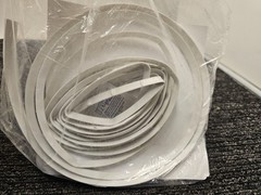 (QTY 3) NGP 5050w-17’ Self Adhesive Silicone Seal 1/2”x1/4” for Fire Smoke Door