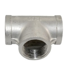 1/8″-1″ Tee 3 way Female Stainless Steel 304 NPT Threaded Pipe Fitting Connector