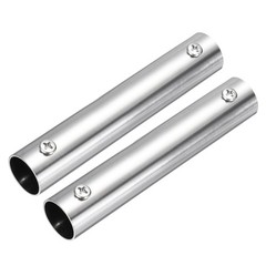2Pcs 2-Way Straight Pipe Fitting, Fit 3/4 Inch OD Pipe, 4.72″ Length