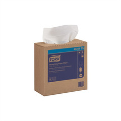 Tork Molnlycke 450175 Heavy Duty Pop-Up Box Wiper, 16-1/4 in L x 9-1/4 in W, 90