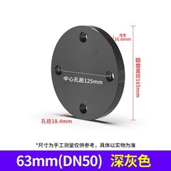 Industrial Grade PVC Flange Blind Flange – Pipe Sealing Plate Disc DN50-DN150