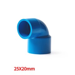 PVC Reducing 90° Elbow Pipe Fitting Joint Water Pipe Socket Coupling 20 mm~75 mm