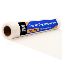 Tapemanblue Countertop Protection Film 30 X 600 Made In Usa Self Adhesive Clear