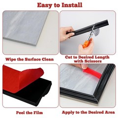 20 Ft X 1.6” Molding Trim Peel and Stick Chair Rail Moulding for Walls Self …