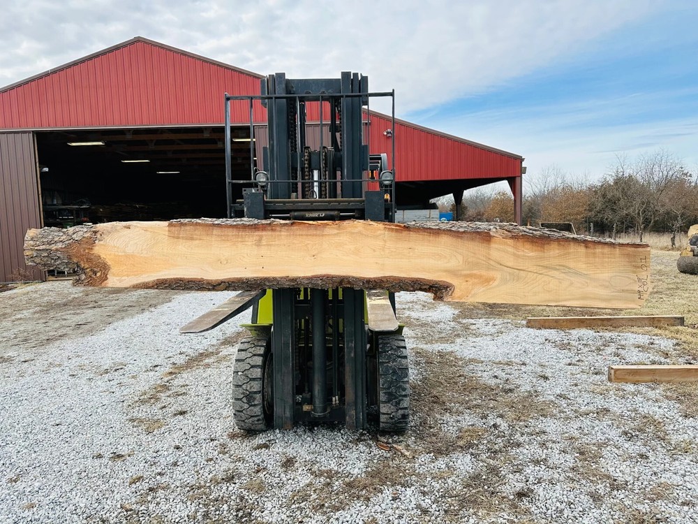 #COL-005 2-1/4″ x 18″ x 149″ – 42 Board Feet – Cedar of Lebanon Slab