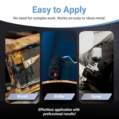 Rust Bullet BlackShell – Black Rust Protection Rust Paint Rust Inhibitor 1-Pint