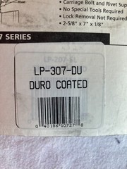 Don-Jo LP-307-DU Aluminum Door Entry Latch Protector Duro Coated, Bronze