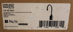 Chicago 116.103.AB.4 – Hytronic Deck Mount Electronic Faucet – Chrome