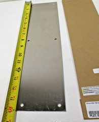 Ives 8200 4 X 16 In Stainless Steel Door Push Plate US32D