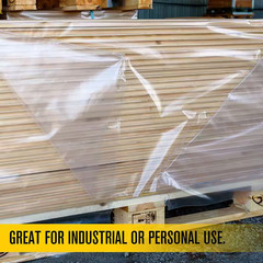 4 mil,20 ft.x 100 ft.Clear All Purpose Poly Sheeting,Extra Strong PS201004