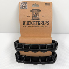 BucketGrips Plastic Bucket Handle Clip 2-Pack 3.5 or 5-Gallon Black NEW