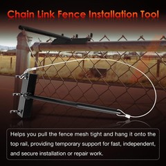 Chain Link Fence Fabric Hanging Tool, Top Rail Tool
