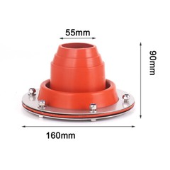 Outdoor Chimney Cover Silicone Ring Insulation Cover Heating Stove Chimney Cover