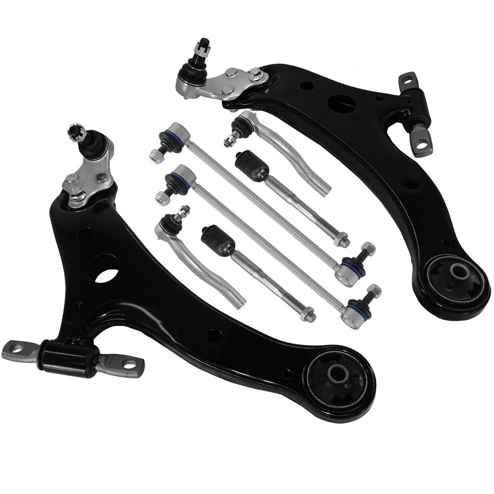 Front Lower Control Arm Ball Joint Sway Link Tie Rod End Kit Toyota Camry 07-11