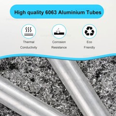 Aluminium Round Tube Hollow 3mm – 77mm Grade 6063 Aluminum Alloy Straights Pipe