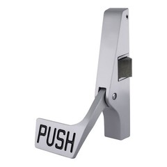 Satin Aluminum 10 Series Right Hand Reverse Bevel Paddle Rim Panic Exit Device