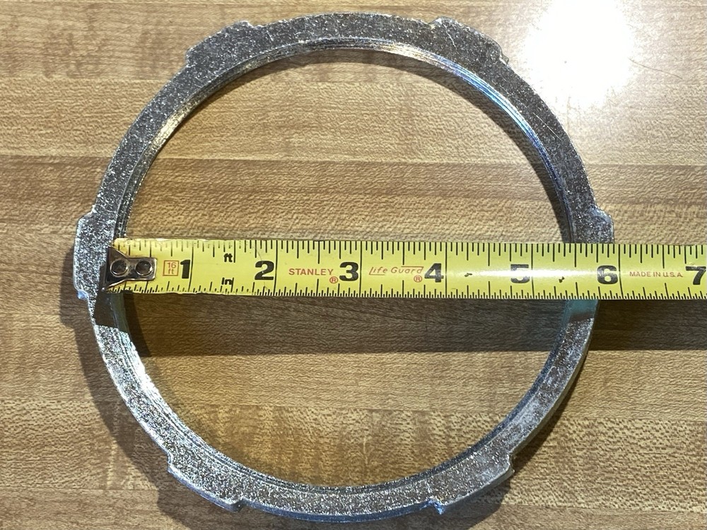 5″ NOS Zinc Galvanized Steel Conduit Locknut, 5In Ul Conduit Locknut – 1 pc