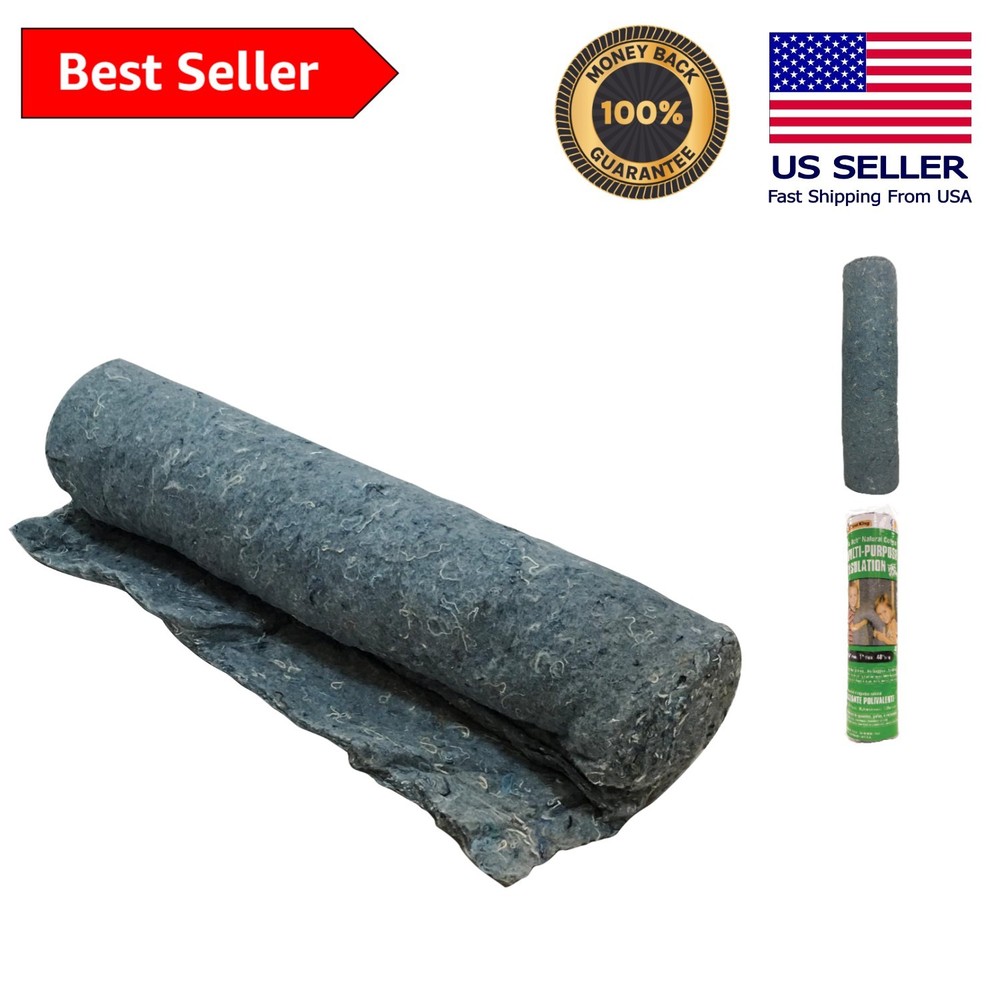 CF1 Insulation: 100% Recycled Denim, 16″ W x 1″ T x 48″ L – For Noise Dampening