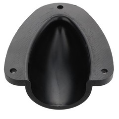 4 Pcs Large Nylon 3″ Marine Wire Cable Vent Cover, Clamshell 2.5″, Black