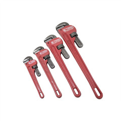 K Tool International 49000 K Tool International Pipe Wrench Set 4 Piece: 8 Inch,