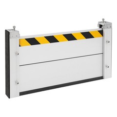 Flood Barrier for Home Aluminum Alloy Garage Door Water Barrier H15.7in W31.5in