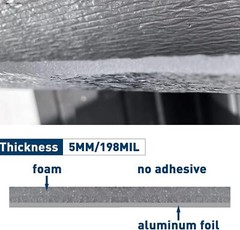 2㎡ Reflective Aluminum Foil Insulation Perforated Attic Roof Radiant Barrier