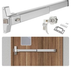 BEAMNOVA 27.5 in Commercial Door Push Bar Panic Exit Device with Exterior Lever
