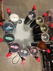 Fluid management paint mixer