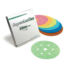 Eagle Abrasives, Inc. KOVAX Super Assilex 193-2547 Sanding Disc, 6 in, 7 Holes,