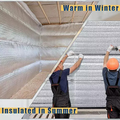 Universal 79”x39”Durable Heat Sound Deadener Insulation Mat 21.5sqft 5mm Thick