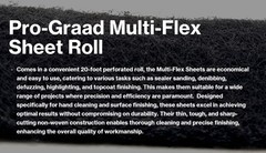 Pro-Graad Multi-Flex Abrasive Sheets 8” x 4” A-VFN Maroon Aluminum Oxide – Very