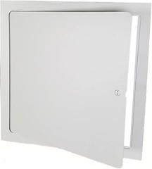 Steel Access Door 8×8 Flush Mount Powder Coated White for Drywall Concealment