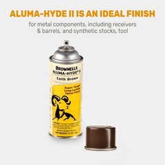 Brownells Aluma-Hyde II Epoxy Based Firearm 12 Ounce (Pack of 1), Earth Brown