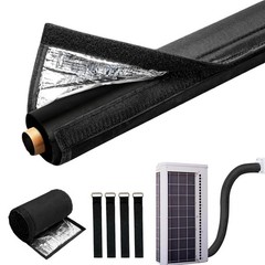 3-Layer HVAC Copper Pipe Insulation Wrap, Protect, AC Black