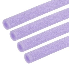 4pcs 1/3″ ID 3.3FT Pipe Insulation Foam Tube 0.63″ OD Tubing Cover Purple