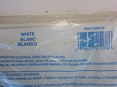 Leviton PJ263-W 3-Gang White Decora/GFCI Midway Wall Plate Lot of 2, New