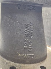 United Concentric Reducer Ductile Iron 8″X6″ AWWA C110-WWP-250 25J10