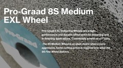 Pro-Graad EXL Deburring Wheel – 6″ x 1/2″ x 1″ 8S Medium – Silicon Carbide -…
