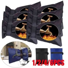 1/2/6Pcs Winter Outdoor Faucet Cover Hose Bib Protector Spout Cover Anti-Freeze