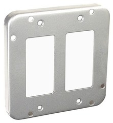 *NEW* 4-11/16″ Square Electrical Cover 2 GFCI/Decorator Receptacle Switch