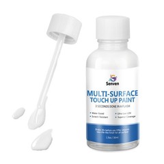 White Touch Up Paint High-Gloss Multi Surface Acrylic 30 ml,