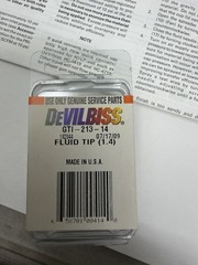 DeVilbiss Pri612g Pri HVLP Gravity Feed Primer Gun 1.4 and 1.8 Tips